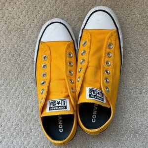 Converse Mustard Slip-On Sneakers